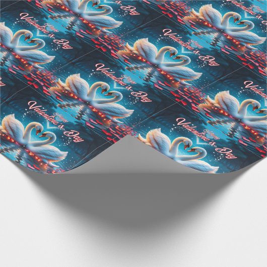 Happy Valentine's Day Geschenkpapier (Ecke)