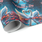 Happy Valentine's Day Geschenkpapier (Rolleneckpunkt)