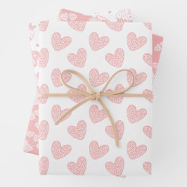Happy Valentine's Day Geschenkpapier Set
