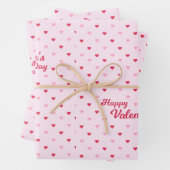 Happy Valentine's Day Geschenkpapier Set (Beispiel)
