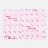 Happy Valentine's Day Geschenkpapier Set (Vorderseite 3)