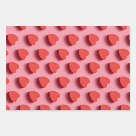 Happy Valentine's Day Geschenkpapier Set (Vorderseite)