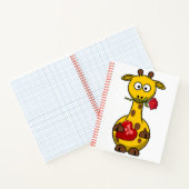 "HAPPY VALENTINE'S DAY" GIRAFFE NOTEBOOK NOTIZBLOCK (Innenseite)