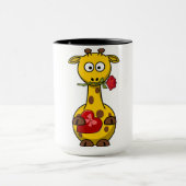 "HAPPY VALENTINE'S DAY" GIRAFFE TASSE (Zentrum)