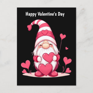 Happy Valentine's day Gnome Feiertagspostkarte