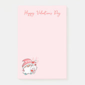 Happy Valentines Day Gnomes Post-it Klebezettel (Vorderseite)
