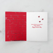 Happy Valentine's Day Golden Retriever Karte (Innenseite)