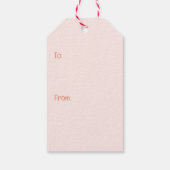 Happy Valentines Day Goldendoodle Hunde Geschenkanhänger (Rückseite)