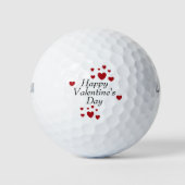 Happy Valentine's Day Golf Balls Golfball (Vorderseite)