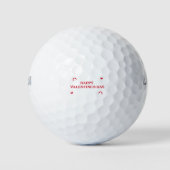 Happy Valentines Day Golfball (Vorderseite)