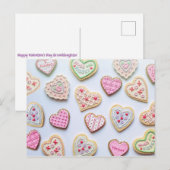 Happy Valentine's Day Grandtochter Postkarte (Vorne/Hinten)