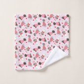 Happy Valentines Day Great Dane Hunde Badhandtuch Set (Waschlappen)