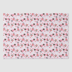 Happy Valentines Day Great Dane Hunde Seidenpapier