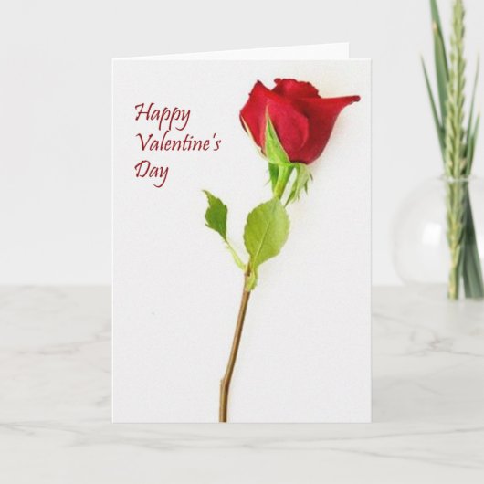 Happy Valentine's Day Greeting Card Feiertagskarte (Vorderseite)