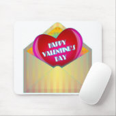 "HAPPY VALENTINE'S DAY" GREETING CARD MOUSEPAD (Mit Mouse)