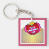 "HAPPY VALENTINE'S DAY" GREETING CARD SCHLÜSSELANHÄNGER (Vorderseite)