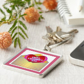 "HAPPY VALENTINE'S DAY" GREETING CARD SCHLÜSSELANHÄNGER (Seite)