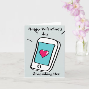 Happy Valentine's day Großtochter Karte