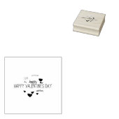 Happy Valentine's Day Gummistempel (Stempel)
