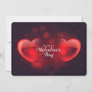Happy Valentine's Day Heart Feiertagskarte
