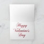 Happy Valentine's Day Heart Feiertagskarte (Innenseite)