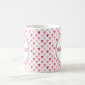 Happy Valentine's Day Heart Kaffeetasse (Mittel)