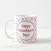 Happy Valentine's Day Heart Kaffeetasse (Links)