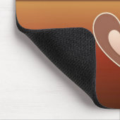 Happy Valentines Day Heart Mousepad (Ecke)