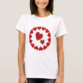 Happy Valentine's Day Heart Red T - Shirt (Vorderseite)