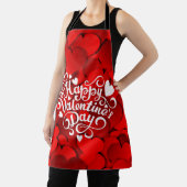 Happy Valentine's Day Heart Shape-23803 Schürze (InSitu)