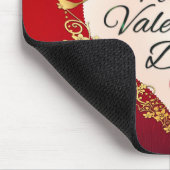 Happy Valentine's Day Heart Shape-47949 Mousepad (Ecke)