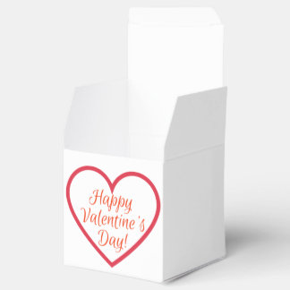 Happy Valentines Day Heart Shaped Logo Geschenkschachtel