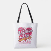 Happy Valentine's Day Heart Shoulder Tote Bag Tasche (Rückseite)