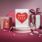 Happy Valentine's Day Heart Sticker