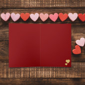 Happy Valentine's Day Hearts Cute Feiertagskarte