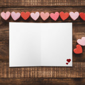 Happy Valentine's Day Hearts Cute Feiertagskarte