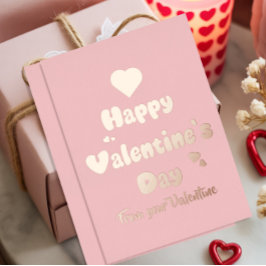 Happy Valentine's Day Hearts Cute Folien Feiertagskarte