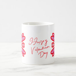 Happy Valentines Day Hearts Kaffeetasse
