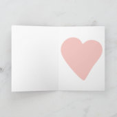 Happy Valentines Day Herz Feiertagskarte (Innenseite)