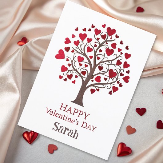 Happy Valentines Day Herz Karte