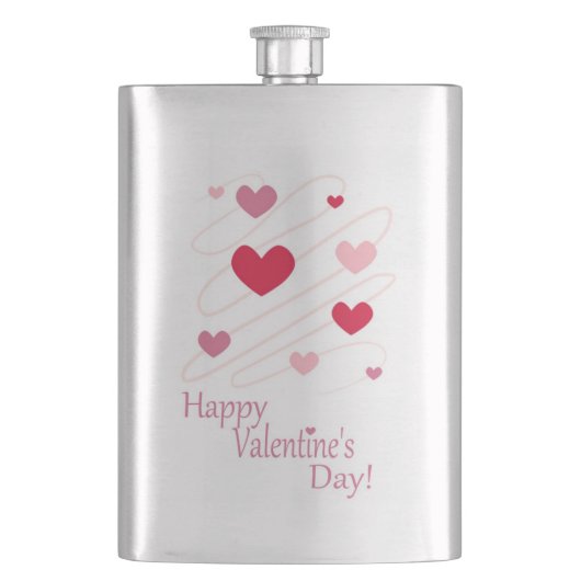 "HAPPY VALENTINE'S DAY" - HERZEN FLACHMANN (Vorderseite)