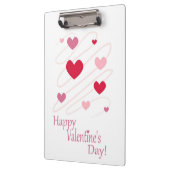 "HAPPY VALENTINE'S DAY" - HERZEN KLEMMBRETT (Links)