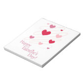 "HAPPY VALENTINE'S DAY" - HERZEN NOTIZBLOCK (Rotiert)