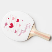 "HAPPY VALENTINE'S DAY" - HERZEN TISCHTENNIS SCHLÄGER (Seitenansicht)