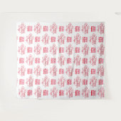 Happy Valentines Day | Hintergrund des Party-Fotos Wandteppich (Vorderseite (Horizontal))