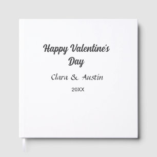 Happy Valentine's Day hinzufügen Namensdatum einfa Gästebuch