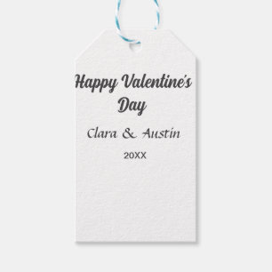 Happy Valentine's Day hinzufügen Namensdatum einfa Geschenkanhänger