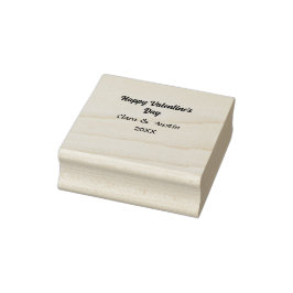 Happy Valentine's Day hinzufügen Namensdatum einfa Gummistempel