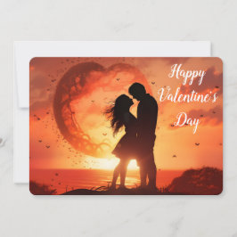 Happy Valentines Day Holiday Card Feiertagskarte