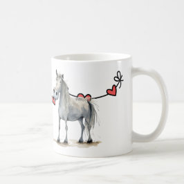 Happy Valentine's Day Horse Kaffeetasse